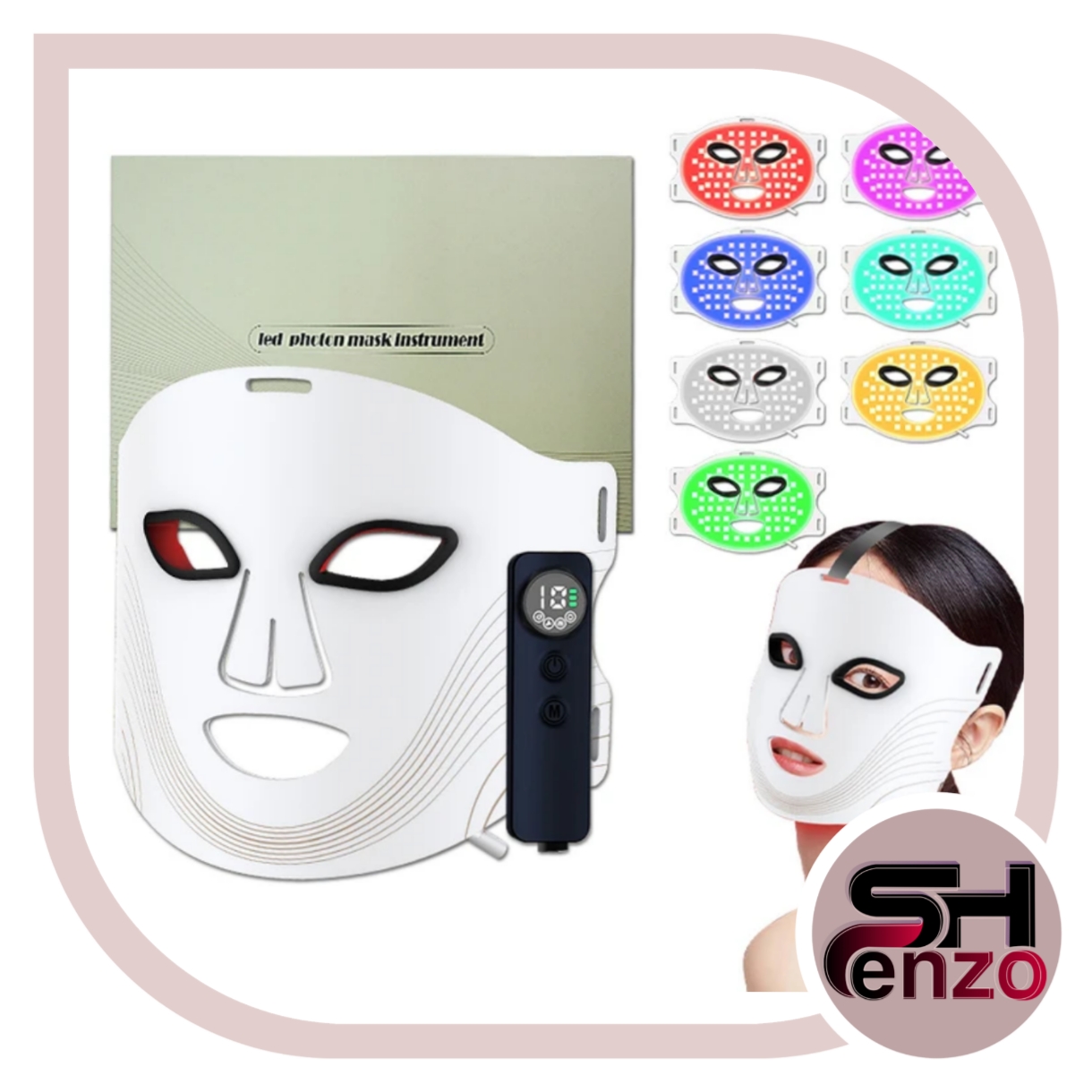 ماسک سیلیکونی ال ای دی تراپی